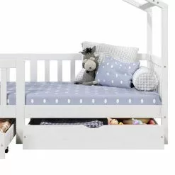 IDIMEX Hausbett ELEA In 90 X 200 Cm Aus Massiver Kiefer Mit Schubladen In Weiß 11 IDIMEX Hausbett ELEA In 90 X 200 Cm Aus Massiver Kiefer Mit Schubladen In Weiß -Sideboards Verkäufe 71331 5