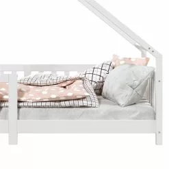 IDIMEX Hausbett CORA In 90 X 200 Cm Aus Massiver Kiefer Mit Rausfallschutz In Weiß 11 IDIMEX Hausbett CORA In 90 X 200 Cm Aus Massiver Kiefer Mit Rausfallschutz In Weiß -Sideboards Verkäufe 71351 5