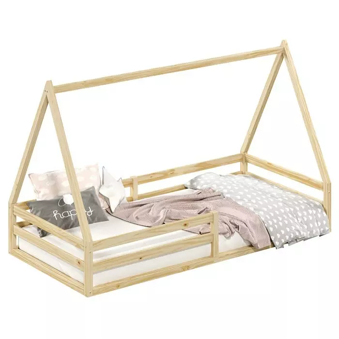 IDIMEX Hausbett SILA In 90 X 200 Aus Massiver Kiefer In Naturfarben 5 IDIMEX Hausbett SILA In 90 X 200 Aus Massiver Kiefer In Naturfarben – Bild 5