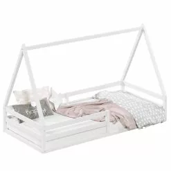 IDIMEX Hausbett SILA In 90 X 200 Aus Massiver Kiefer In Weiß -Sideboards Verkäufe 71361 2