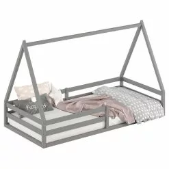 IDIMEX Hausbett SILA In 90 X 200 Aus Massiver Kiefer In Grau -Sideboards Verkäufe 71362 2