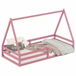 IDIMEX Hausbett SILA In 90 X 200 Aus Massiver Kiefer In Rosa -Sideboards Verkäufe 71363 2