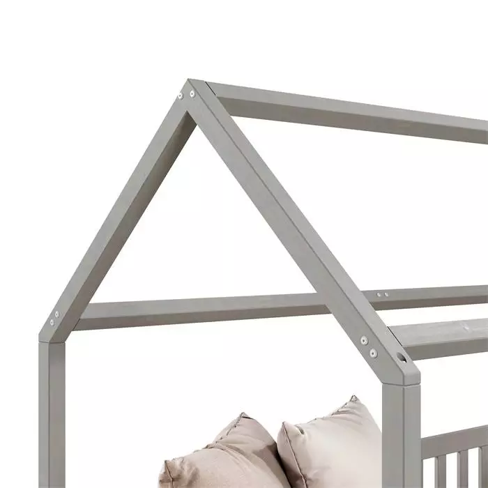 IDIMEX Hausbett NINA In 90 X 200 Aus Kiefer In Grau 4 IDIMEX Hausbett NINA In 90 X 200 Aus Kiefer In Grau – Bild 4