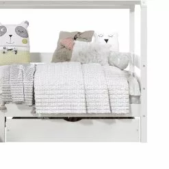 IDIMEX Hausbett CLIA In 90 X 200 Cm Aus Massiver Kiefer Mit 2 Schubladen In Weiß 11 IDIMEX Hausbett CLIA In 90 X 200 Cm Aus Massiver Kiefer Mit 2 Schubladen In Weiß -Sideboards Verkäufe 71391 5