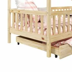 IDIMEX Hausbett ALVA In 90 X 200 Cm Aus Massiver Kiefer Mit Schubladen In Natur 10 IDIMEX Hausbett ALVA In 90 X 200 Cm Aus Massiver Kiefer Mit Schubladen In Natur -Sideboards Verkäufe 71400 4