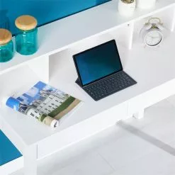 IDIMEX Sekretär LENNOX Mit 3 Nischen Und 2 Schubladen In Weiß 9 IDIMEX Sekretär LENNOX Mit 3 Nischen Und 2 Schubladen In Weiß -Sideboards Verkäufe 7200 AC3