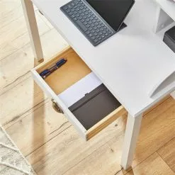 IDIMEX Sekretär MARLENE Mit 2 Schubladen Und 6 Fächer In Weiß -Sideboards Verkäufe 7203 AC4