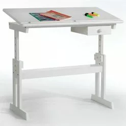 IDIMEX Kinderschreibtisch FLEXI Höhenverstellbar In Weiß -Sideboards Verkäufe 7221 2