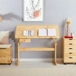 IDIMEX Kinderschreibtisch FLEXI Höhenverstellbar In Natur -Sideboards Verkäufe 7222 AC1