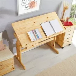 IDIMEX Kinderschreibtisch FLEXI Höhenverstellbar In Natur -Sideboards Verkäufe 7222 AC4