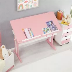 IDIMEX Kinderschreibtisch FLEXI Höhenverstellbar In Weiß/rosa 9 IDIMEX Kinderschreibtisch FLEXI Höhenverstellbar In Weiß/rosa -Sideboards Verkäufe 7223 AC3