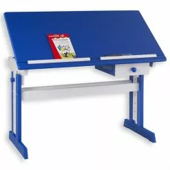 IDIMEX Kinderschreibtisch FLEXI Höhenverstellbar In Weiß/blau -Sideboards Verkäufe 7224 1