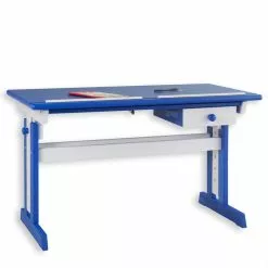 IDIMEX Kinderschreibtisch FLEXI Höhenverstellbar In Weiß/blau -Sideboards Verkäufe 7224 2