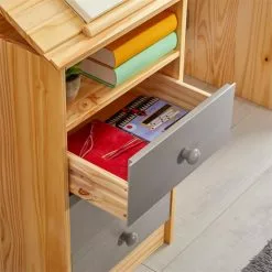 IDIMEX Kinderschreibtisch KEVIN Neigungsverstellbar Natur/grau 10 IDIMEX Kinderschreibtisch KEVIN Neigungsverstellbar Natur/grau -Sideboards Verkäufe 7254 AC6