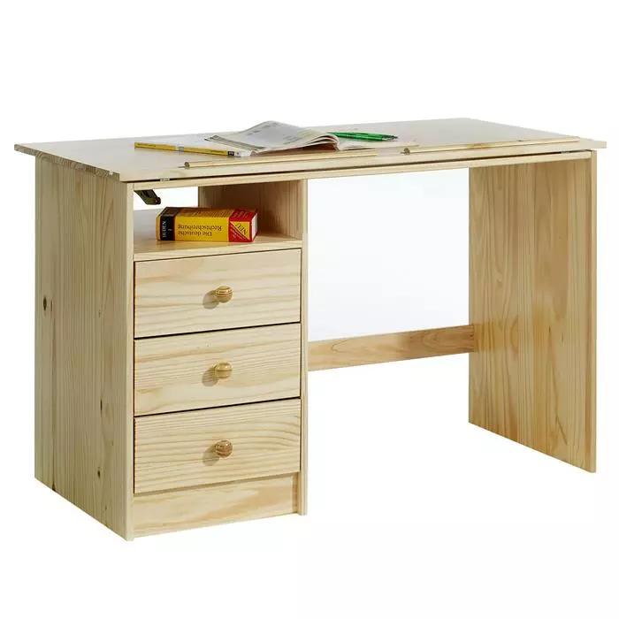 IDIMEX Kinderschreibtisch KEVIN Neigungsverstellbar Natur 2 IDIMEX Kinderschreibtisch KEVIN Neigungsverstellbar Natur – Bild 2