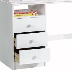 IDIMEX Kinderschreibtisch KEVIN Neigungsverstellbar Weiß -Sideboards Verkäufe 7257 2 N1