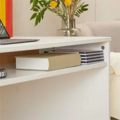 IDIMEX Schreibtisch ALICE Mit Ablagefach In Weiß -Sideboards Verkäufe 7263 AC3