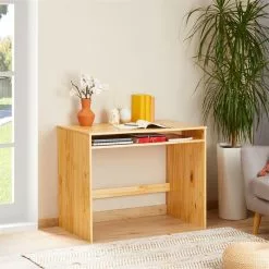 IDIMEX Schreibtisch ALICE Mit Ablagefach In Natur -Sideboards Verkäufe 7264 AC2