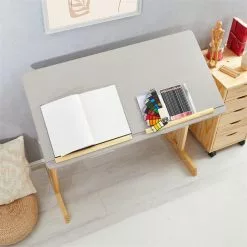 IDIMEX Kinderschreibtisch OLIVIA Aus Kiefer Mit Schubladen In Natur/grau -Sideboards Verkäufe 7267 AC4