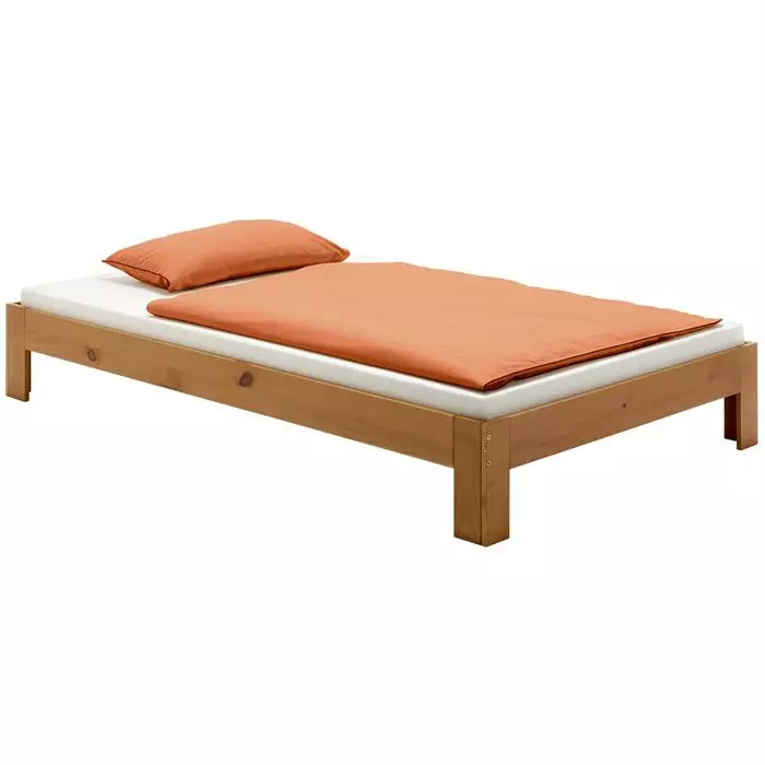 IDIMEX Futonbett THOMAS 100 X 200 Cm Honigfarben 1 IDIMEX Futonbett THOMAS 100 X 200 Cm Honigfarben