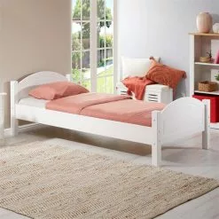 IDIMEX Massivholzbett FLIMS In Weiß In 90 X 190 Cm -Sideboards Verkäufe 72903 AC0