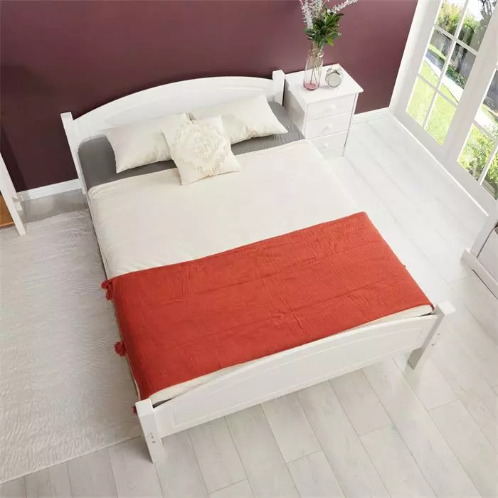 IDIMEX Massivholzbett FLIMS In Weiß 140 X 190 Cm 3 IDIMEX Massivholzbett FLIMS In Weiß 140 X 190 Cm – Bild 3