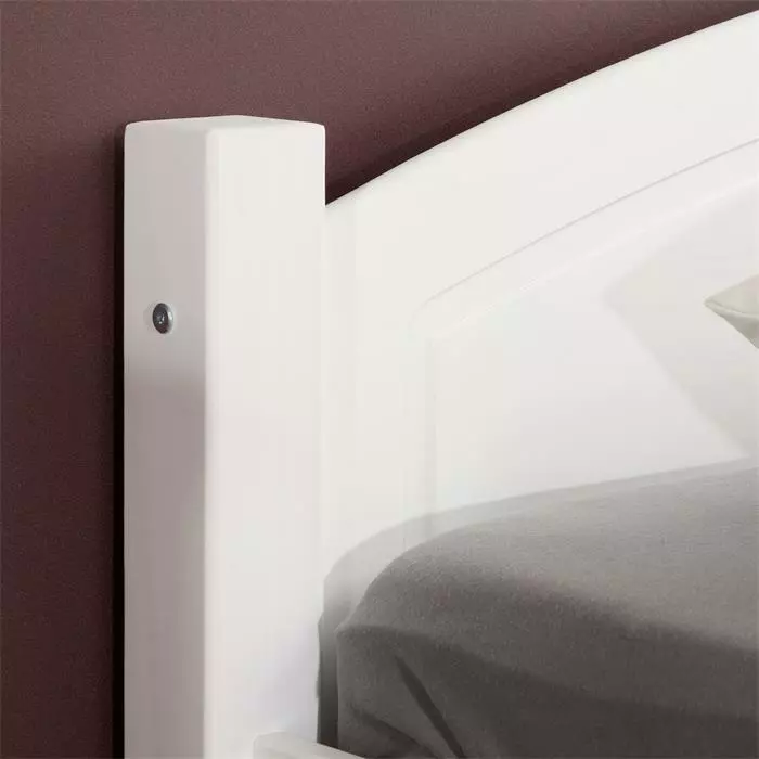 IDIMEX Massivholzbett FLIMS In Weiß 140 X 190 Cm 5 IDIMEX Massivholzbett FLIMS In Weiß 140 X 190 Cm – Bild 5