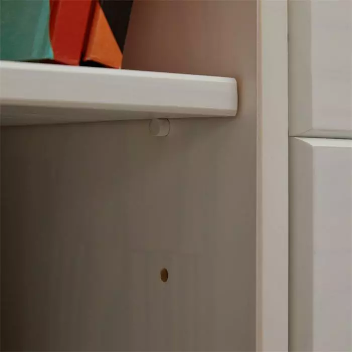 IDIMEX Kommode RONDO Mit 4 Schubladen, Kiefer In Weiß/rosa 6 IDIMEX Kommode RONDO Mit 4 Schubladen, Kiefer In Weiß/rosa – Bild 6