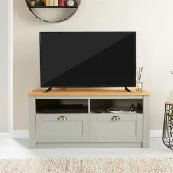 IDIMEX TV Lowboard BOLTON Mit 2 Schubladen, Kiefer In Grau/braun -Sideboards Verkäufe 80131 AC1 N