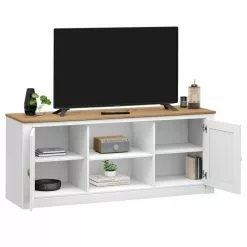 IDIMEX TV Lowboard BOLTON Mit 2 Türen, Kiefer In Weiß/braun -Sideboards Verkäufe 80135 2