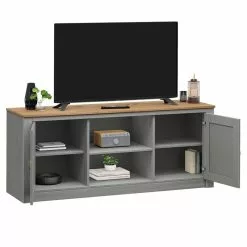 IDIMEX TV Lowboard BOLTON Mit 2 Türen, Kiefer In Grau/braun -Sideboards Verkäufe 80136 2