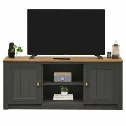 IDIMEX TV Lowboard BOLTON Mit 2 Türen, Kiefer In Anthrazit/braun 8 IDIMEX TV Lowboard BOLTON Mit 2 Türen, Kiefer In Anthrazit/braun -Sideboards Verkäufe 80137 1