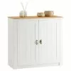 IDIMEX Kommode BOLTON Mit 2 Türen, Kiefer In Weiß/braun