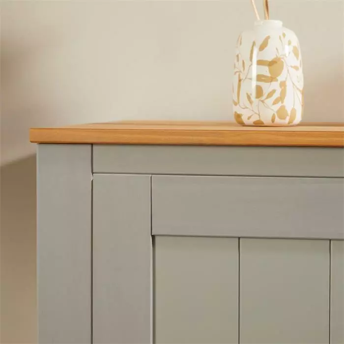 IDIMEX Sideboard BOLTON Mit 3 Türen, Kiefer In Grau/braun 5 IDIMEX Sideboard BOLTON Mit 3 Türen, Kiefer In Grau/braun – Bild 5