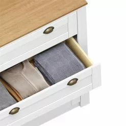 IDIMEX Kommode BOLTON Mit 4 Schubladen, Kiefer In Weiß/braun 10 IDIMEX Kommode BOLTON Mit 4 Schubladen, Kiefer In Weiß/braun -Sideboards Verkäufe 80150 3