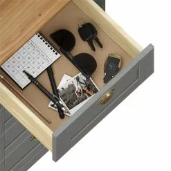 IDIMEX Kommode BOLTON Mit 5 Schubladen, Kiefer In Grau/braun -Sideboards Verkäufe 80156 3