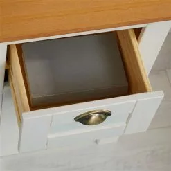 IDIMEX Nachttisch BOLTON Mit 1 Schublade, Kiefer In Weiß/braun -Sideboards Verkäufe 80165 AC4 N