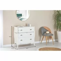 IDIMEX Kommode ANTOINETTE Im Barockstil In Weiß -Sideboards Verkäufe 80210 A9