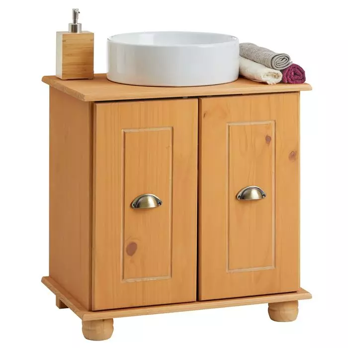 IDIMEX Waschbeckenunterschrank COLMAR Mit 2 Fächer Gebeizt/gewachst 1 IDIMEX Waschbeckenunterschrank COLMAR Mit 2 Fächer Gebeizt/gewachst