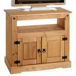 IDIMEX Mexico TV Schrank TEQUILA, Kiefer Massiv