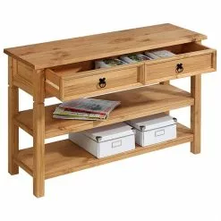 IDIMEX Konsole TEQUILA, Kiefer Massiv, Mit 1 Schubladen Und 2 Ablageflächen, Mexiko -Sideboards Verkäufe 80875 2