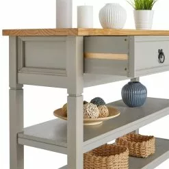 IDIMEX Konsole TEQUILA, Kiefer Massiv Grau/braun, Mit 1 Schubladen Und 2 Ablageflächen, Mexiko -Sideboards Verkäufe 80877 5