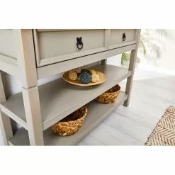 IDIMEX Konsole TEQUILA, Kiefer Massiv Grau/braun, Mit 1 Schubladen Und 2 Ablageflächen, Mexiko -Sideboards Verkäufe 80877 A4