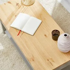 IDIMEX Couchtisch TEQUILA, Kiefer Massiv Grau/braun, Mit 2 Schubladen, Mexiko -Sideboards Verkäufe 80888 AC3