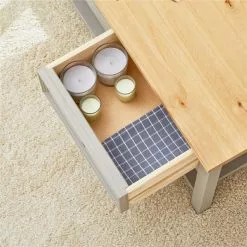 IDIMEX Couchtisch TEQUILA, Kiefer Massiv Grau/braun, Mit 2 Schubladen, Mexiko -Sideboards Verkäufe 80888 AC4