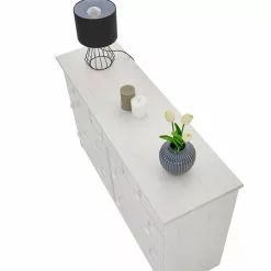 IDIMEX Sideboard RONDO, Kiefer Massiv Mit 7 Schubladen In Weiß 9 IDIMEX Sideboard RONDO, Kiefer Massiv Mit 7 Schubladen In Weiß -Sideboards Verkäufe 8107 3