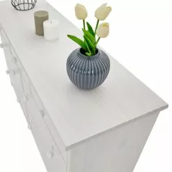 IDIMEX Sideboard RONDO, Kiefer Massiv Mit 7 Schubladen In Weiß 10 IDIMEX Sideboard RONDO, Kiefer Massiv Mit 7 Schubladen In Weiß -Sideboards Verkäufe 8107 4