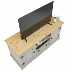 IDIMEX Mexico TV Lowboard TEQUILA In Grau/braun, Kiefer Massiv -Sideboards Verkäufe 81274 3