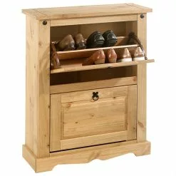 IDIMEX Schuhkipper TEQUILA, Kiefer Massiv, Mit 2 Klappen, Mexiko -Sideboards Verkäufe 81279 2