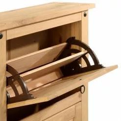 IDIMEX Schuhkipper TEQUILA, Kiefer Massiv, Mit 2 Klappen, Mexiko -Sideboards Verkäufe 81279 3